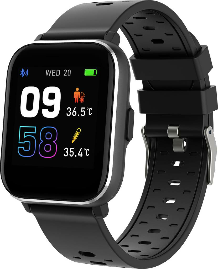 Denver Smartwach Sportuhr Uhr Sport Smart Watch Fitnessuhr Schrittzähler Schwarz