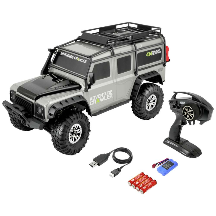 Reely Adventure Grau Brushed 1:10 RC Modellauto Elektro Crawler SIEHE TEXT/FOTO