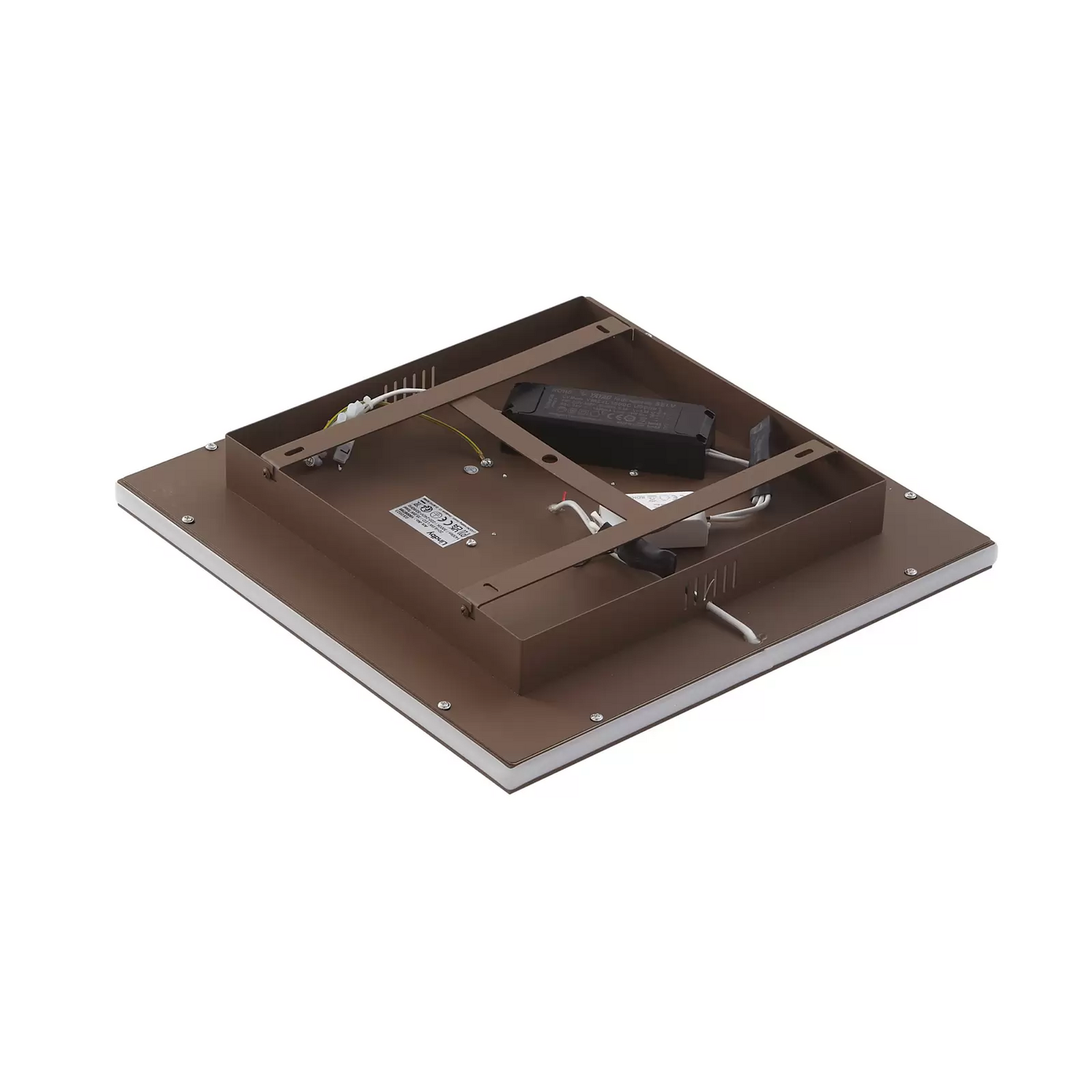 B-Ware Lindby Deckenleuchte Deckenlampe Led Leuchte Lampe Eckig Weiß 40 Cm Kunststoff
