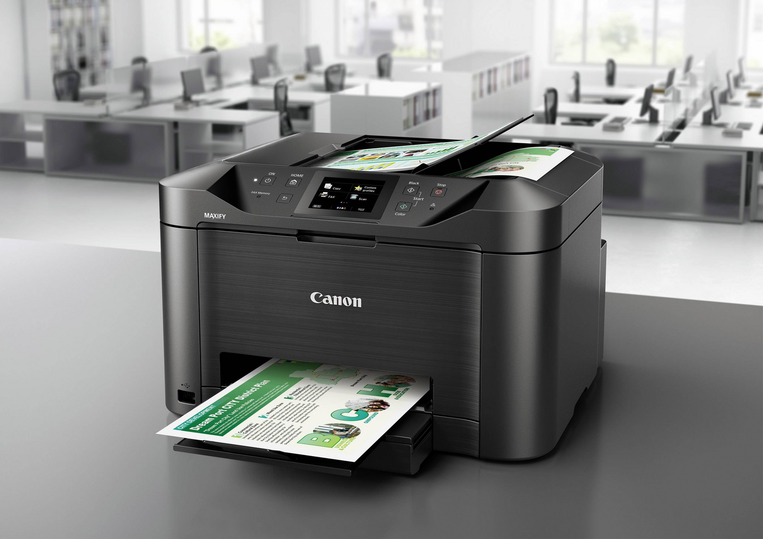 B-Ware Canon Maxify Mb5150 Tintenstrahl Multifunktionsdrucker A4 Drucker Defektware