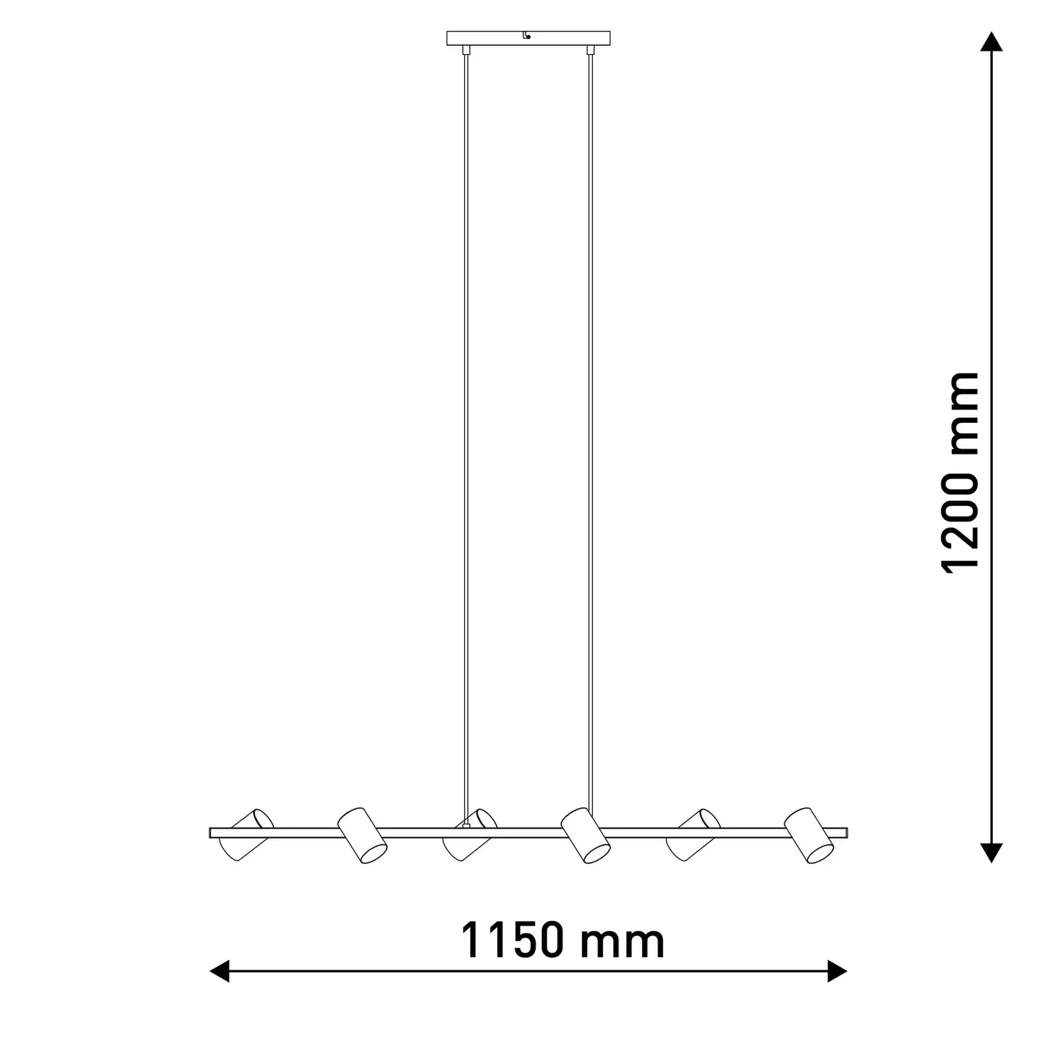 B-Ware Näve Hängeleuchte Frida Spotleuchte Spotlampe Deckenleuchte Deckenlampe Leuchte