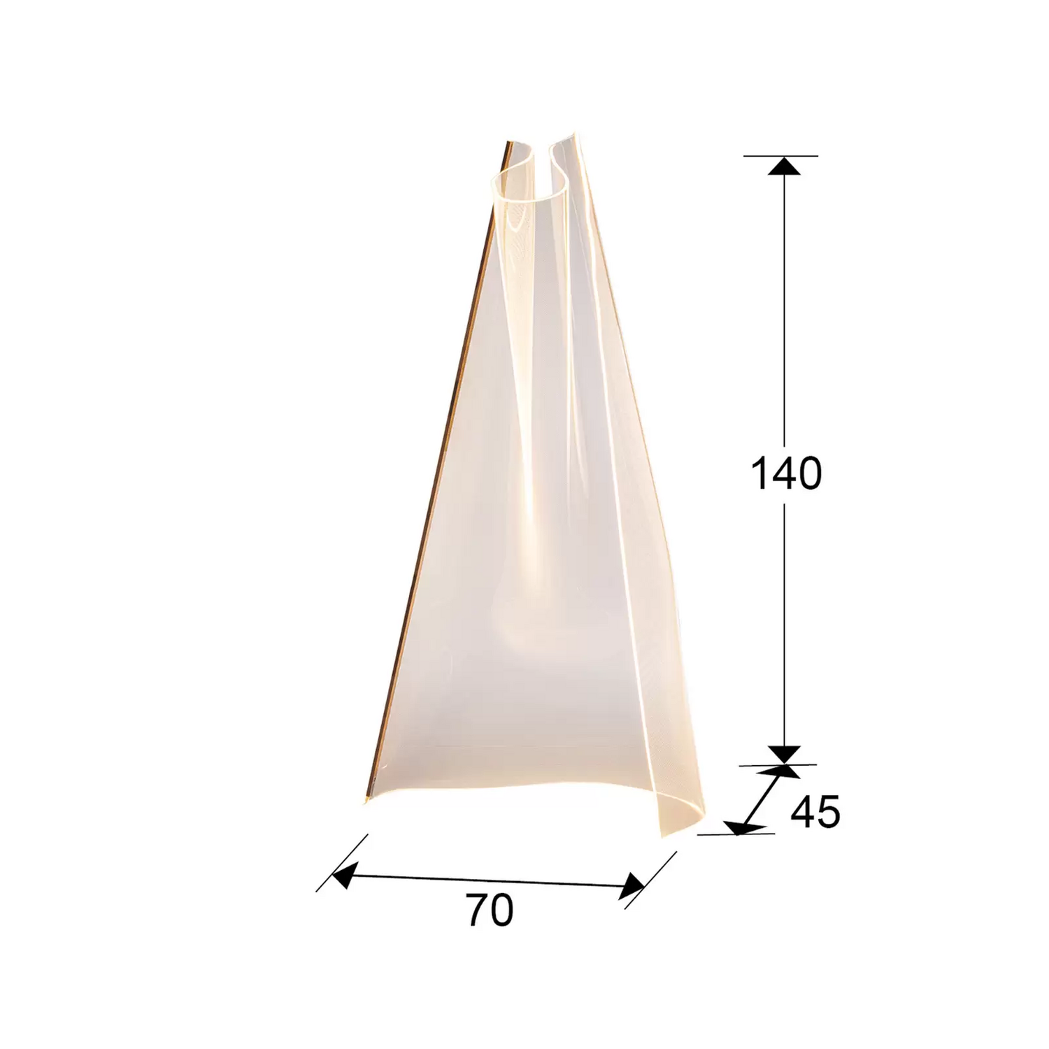 Schuller Valencia LED-Stehleuchte Velos roségold organisch geformt Stehlampe