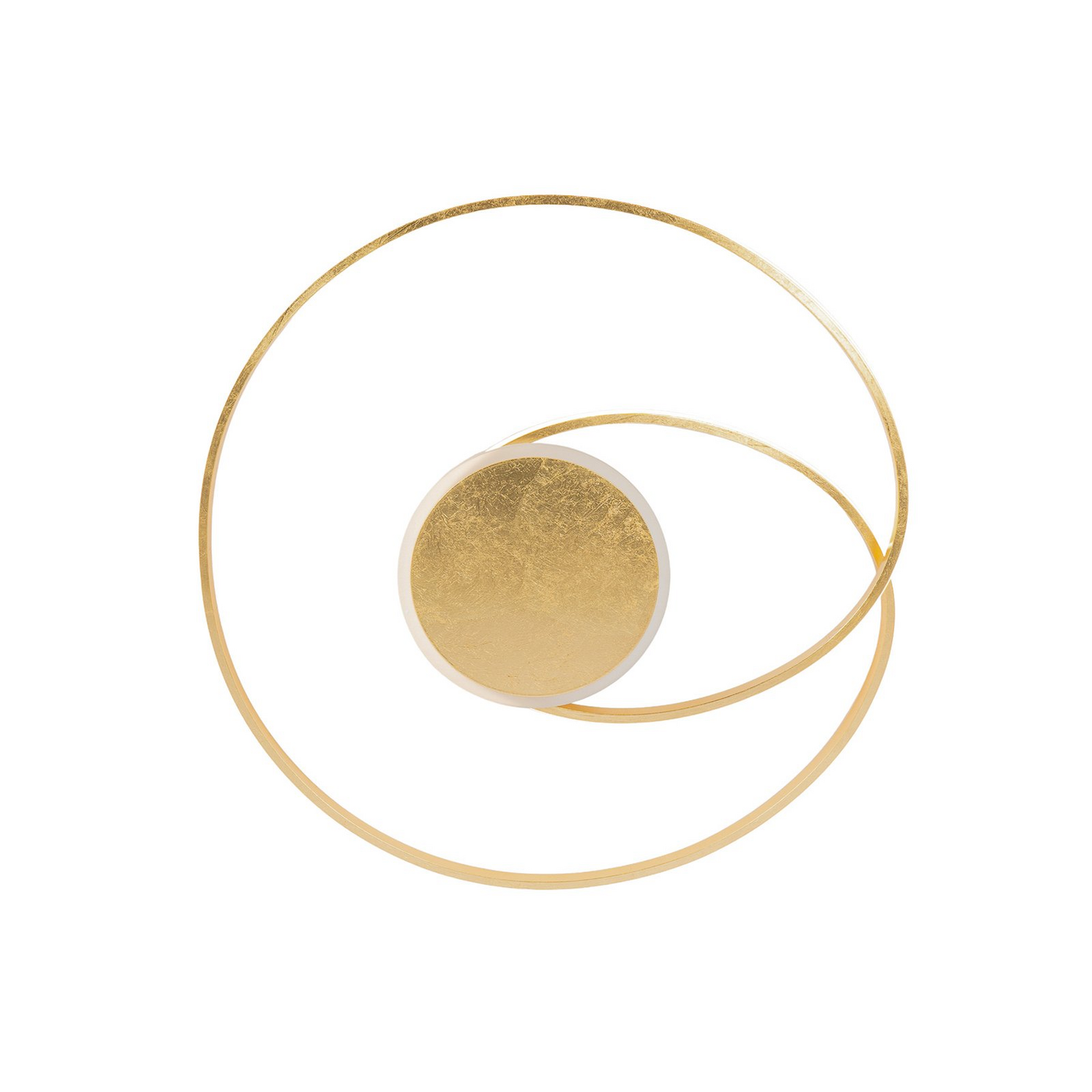 B-Ware Lindby Dorle Led Deckenleuchte Deckenlampe Deckenlicht Leuchte Led Gold ø 60341