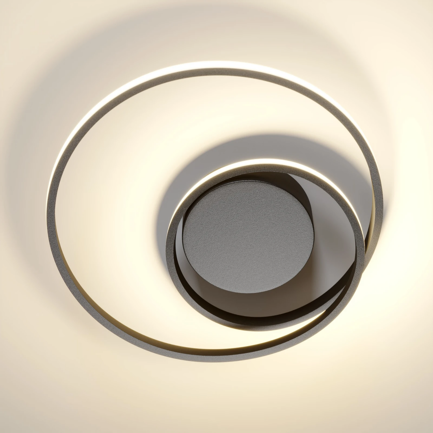 Lindby Kyron Led Deckenlampe Hängelampe Lampe Leuchten Licht 22 W Schwarz Matt B-Ware - 4251096575064