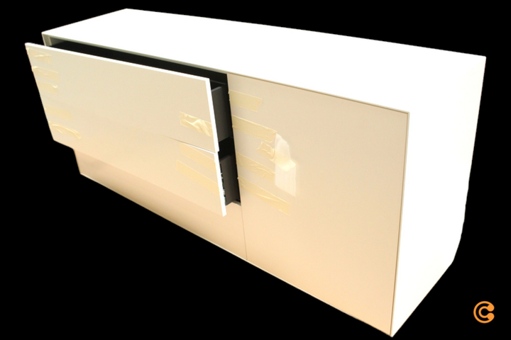 Piure Nex Pur Box Sideboard Kommode Schrank Lowboard 180x75x48 cm weiß matt