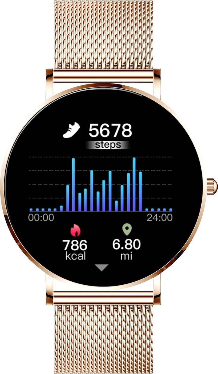 Xcoast Siona 2 Smartwatch 42 Mm Fitness Uhr Wearables Uhr Rosa Defektware D-Ware