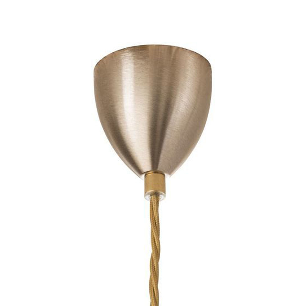 B-Ware Ebb & Flow Lute Pendelleuchte L Hängeleuchte Hängelampe ø 22 Cm Ivy Green Gold