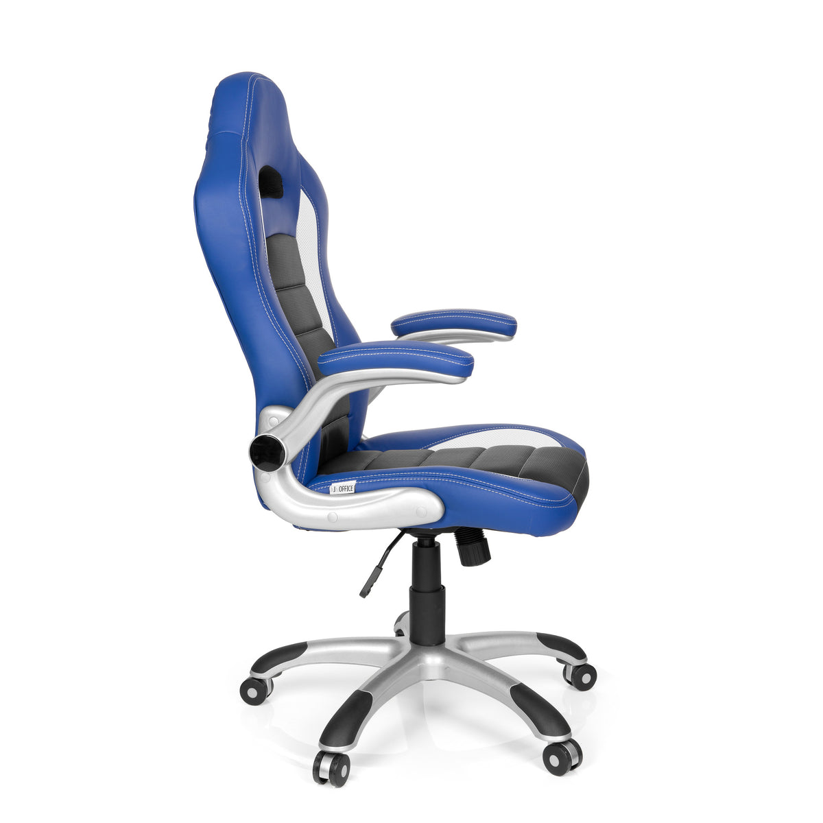 hjh OFFICE Gaming Stuhl Bürostuhl GAME SPORT blau schwarz SIEHE TEXT/FOTO - 4251084642648