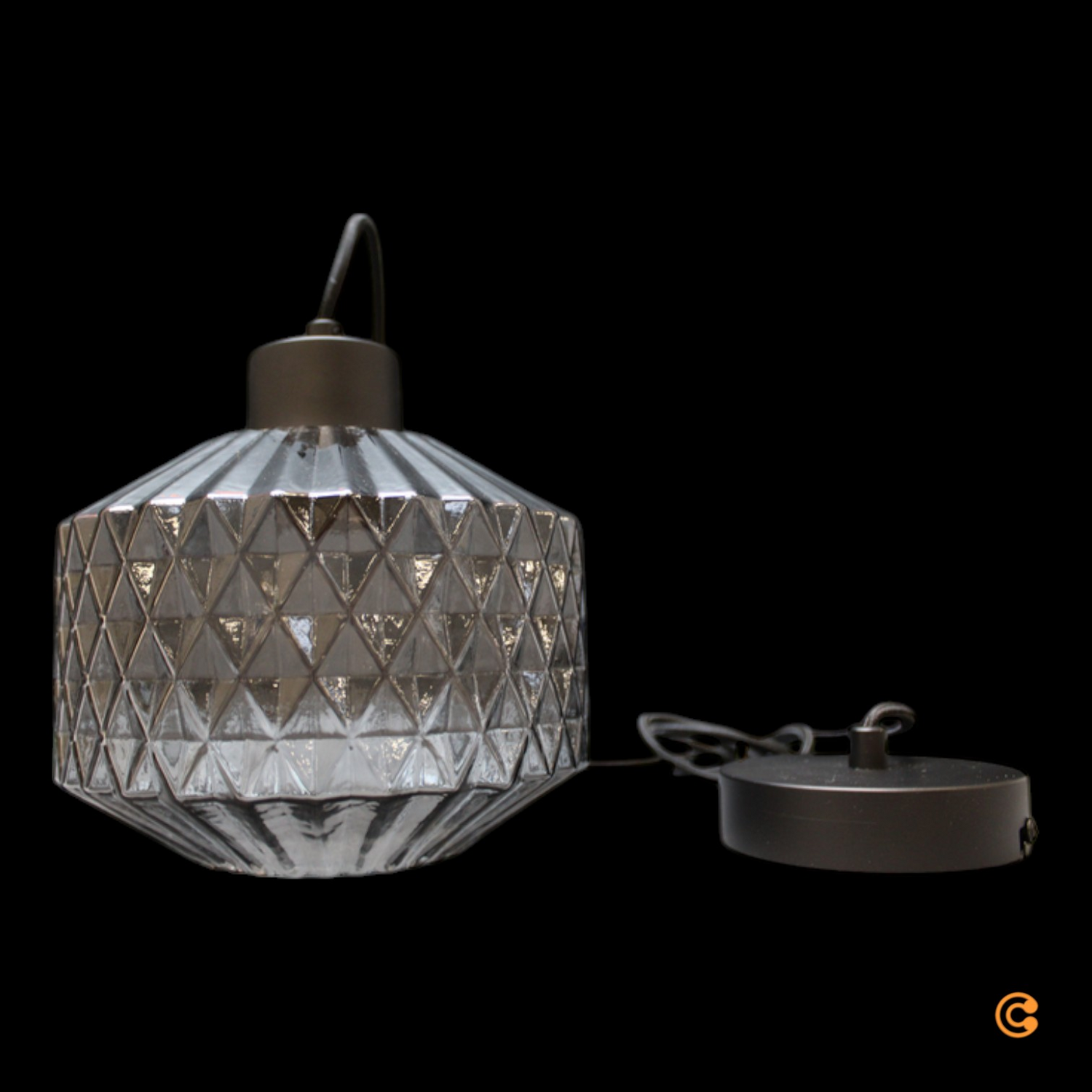 Pauleen Gleaming Smoke Hängeleuchte Aus Glas B-Ware - 4000870481257