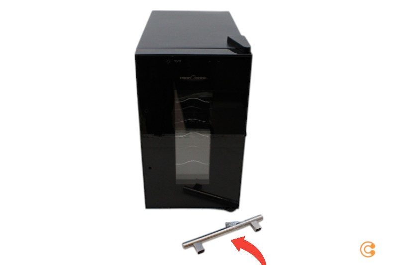 B-Ware Profi Cook PC-WK 1232 Glaskühlschrank Standgerät Schwarz SIEHE TEXT/FOTO