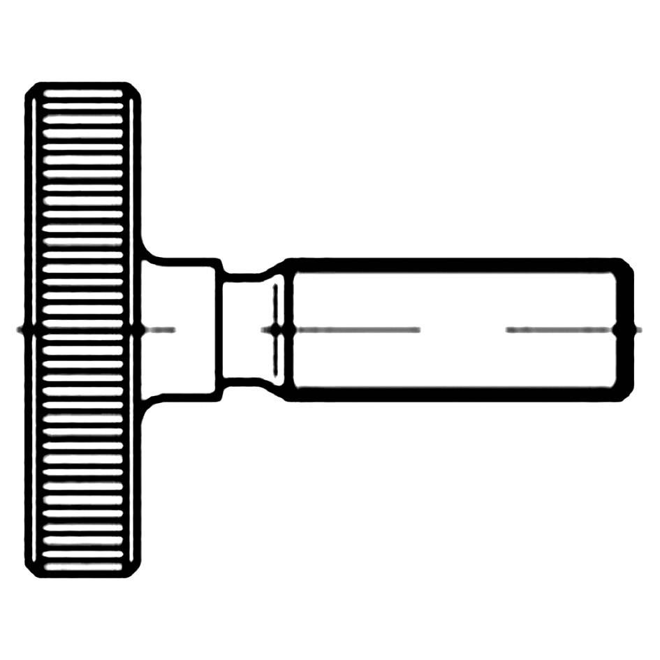 B-Ware TOOLCRAFT 112077 Rändelschrauben M5 16 mm DIN 653 Stahl Schrauben Montage