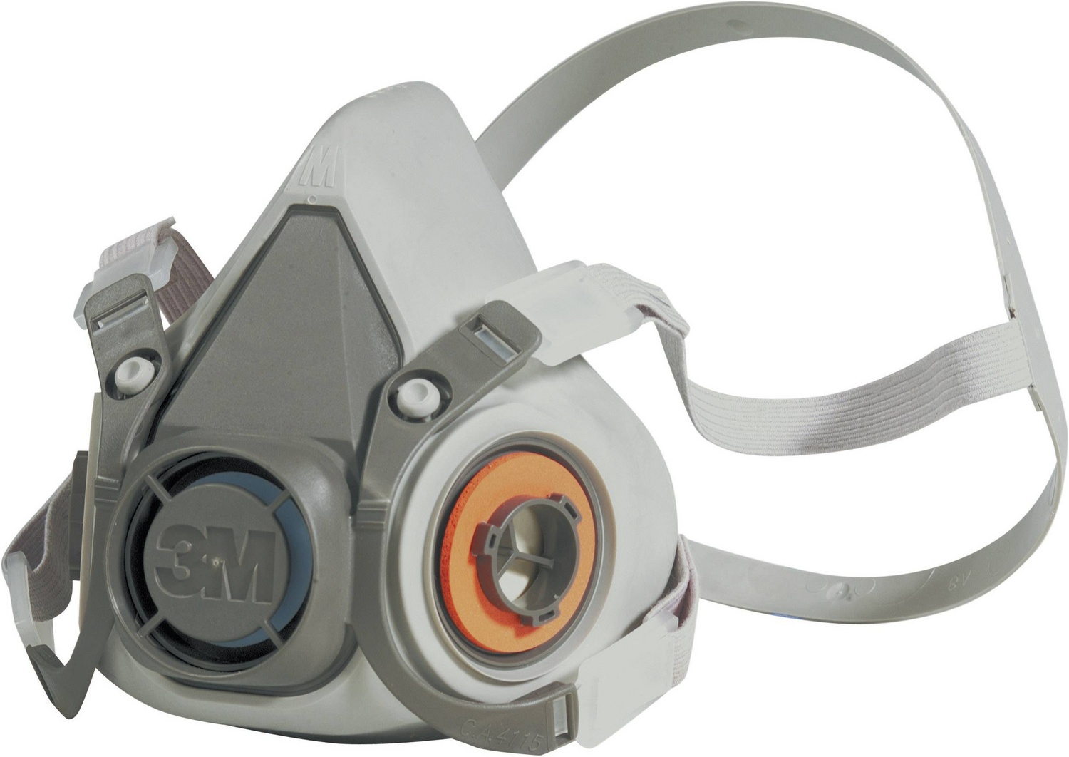 3 M 6200 M Atemschutz Halbmaske Halb Maske Maske Ohne Filter Größe: M En140 Din140 B-Ware