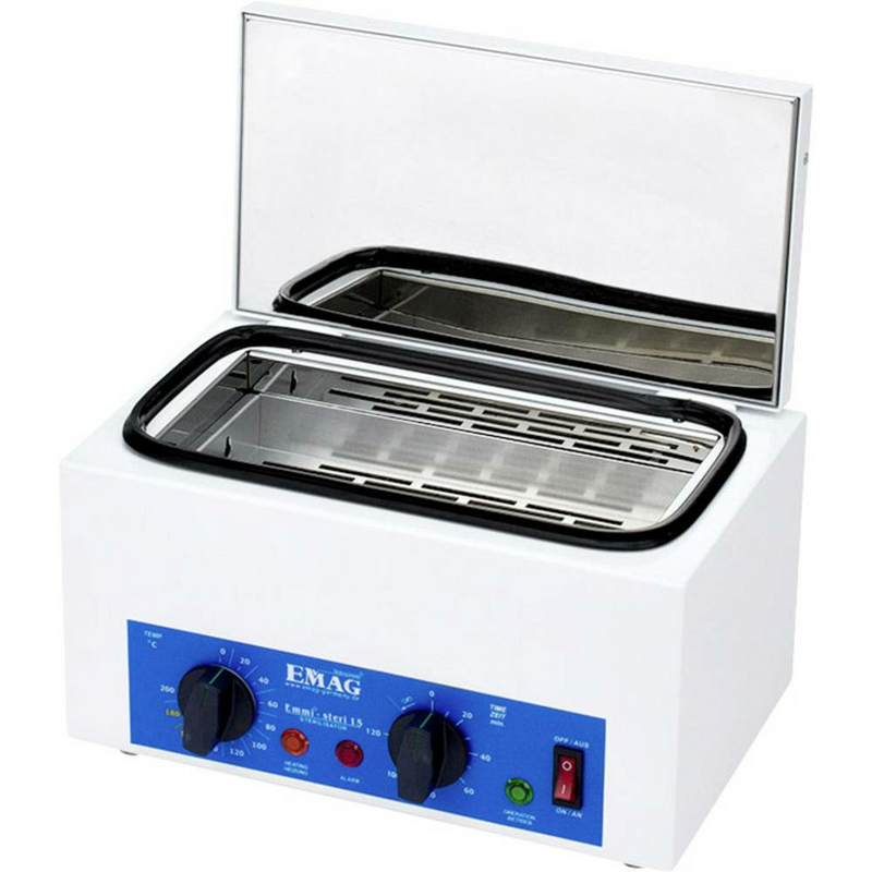 Stérilisateur à air chaud Emag Steri 15, désinfection, stérilisateur à air chaud 180°C 607