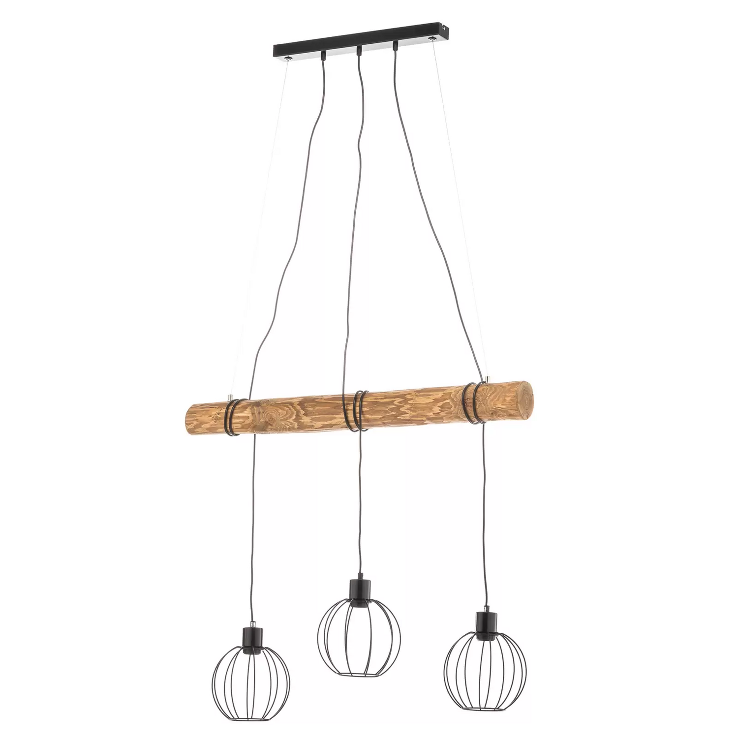 Euluna Hängeleuchte Karou Deckenlampe Pendelleuchte Lampe Leuchte Holz 3 Flm E27 B-Ware - 5905840217265