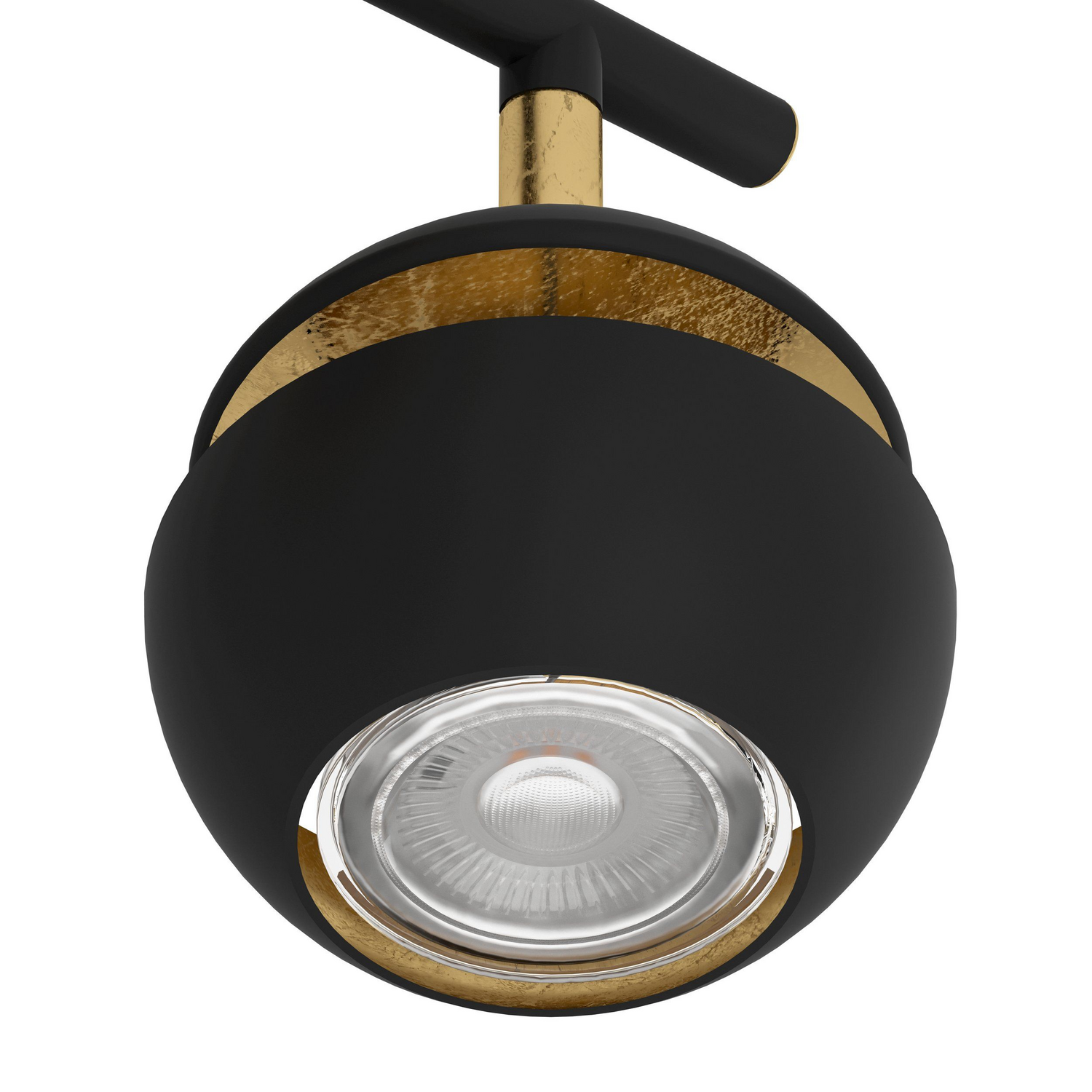 B-Ware Eglo Led Deckenlampe Nocito Deckenlampe Lampe Licht 3 Flammig Gu10 Schwarz Gold