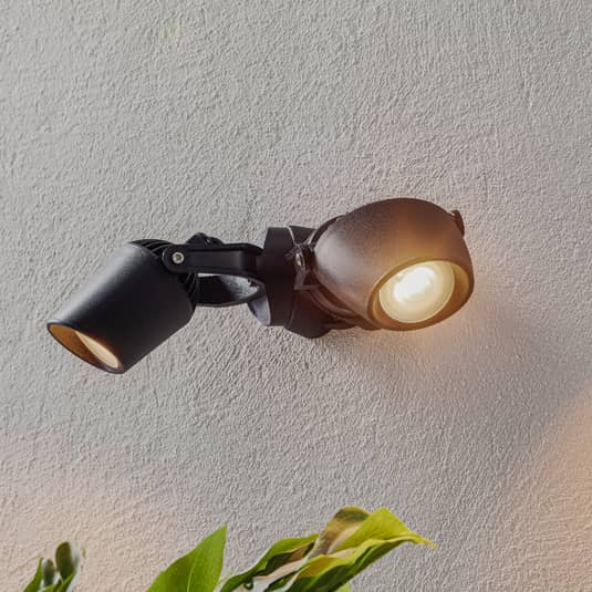 Spot Minitommy-EL 2-flammig Lampe Leuchte Wandleuchte Wandleuchte schwarz/fro492