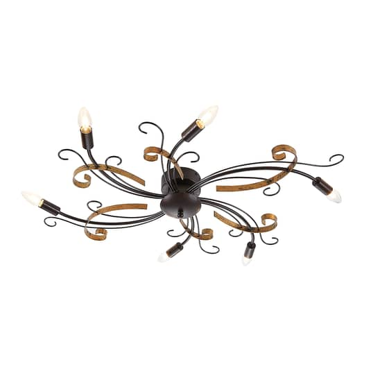 Lindby Deckenlampe Dalia Deckenlampe Deko Deckenlicht Lampe Florentinerstil E14 B-Ware - 4251096553406