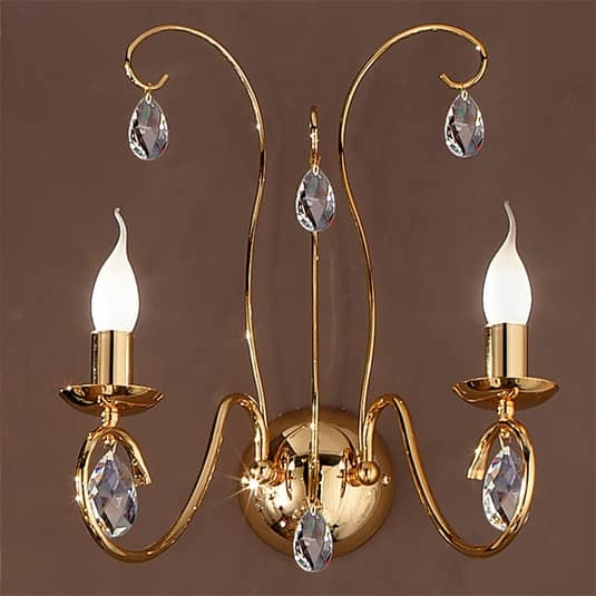Orion Grazile Wandleuchte Fioretto Wandlampe Wandlicht Bilderlicht E14 2 Fl G882 B-Ware - 9003090194698