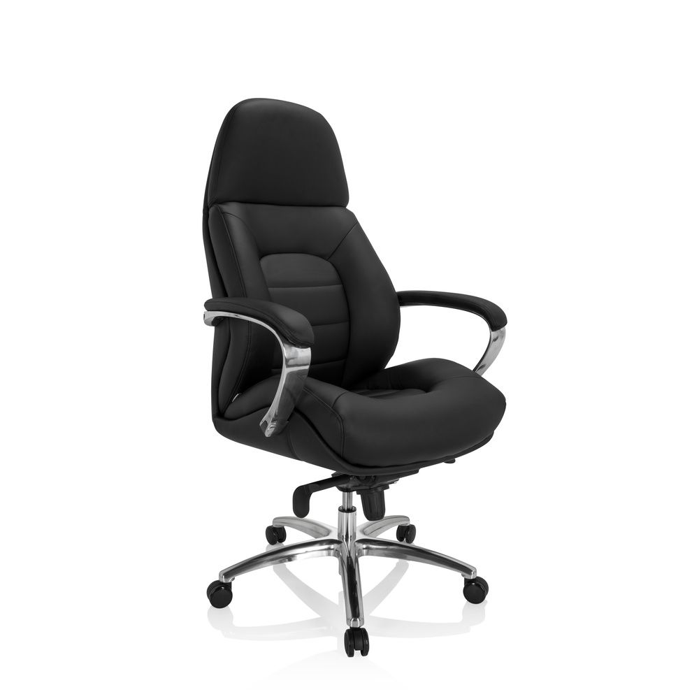 hjh OFFICE Bürostuhl Chefsessel BRENTON XXL Kunstleder schwarz148 - 4064323020028