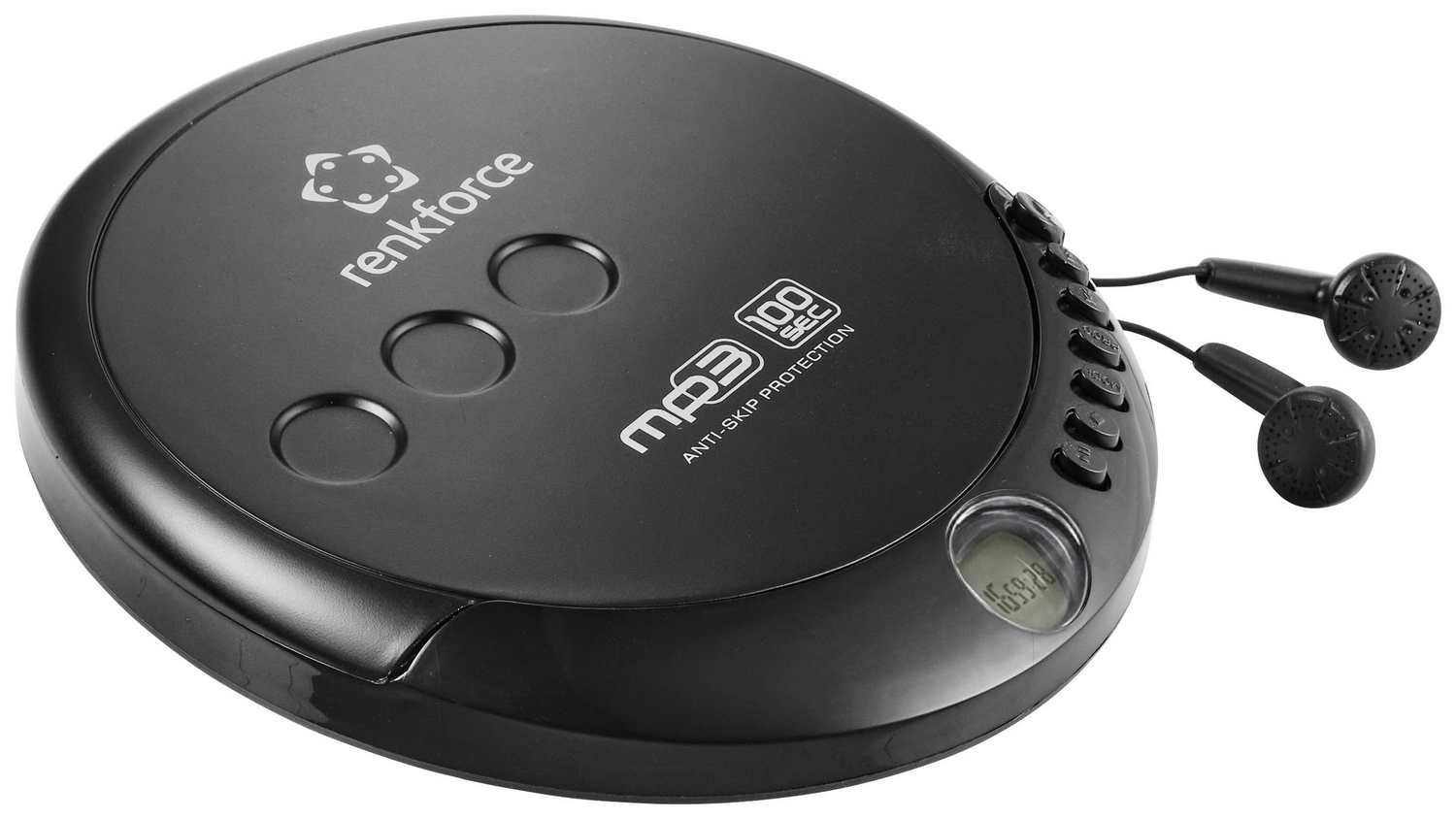 B-Ware Renkforce Rf Cdp 200 Tragbarer Cd Player Cd Spieler Cd Mp3 Aa Kopfhörer Schw684