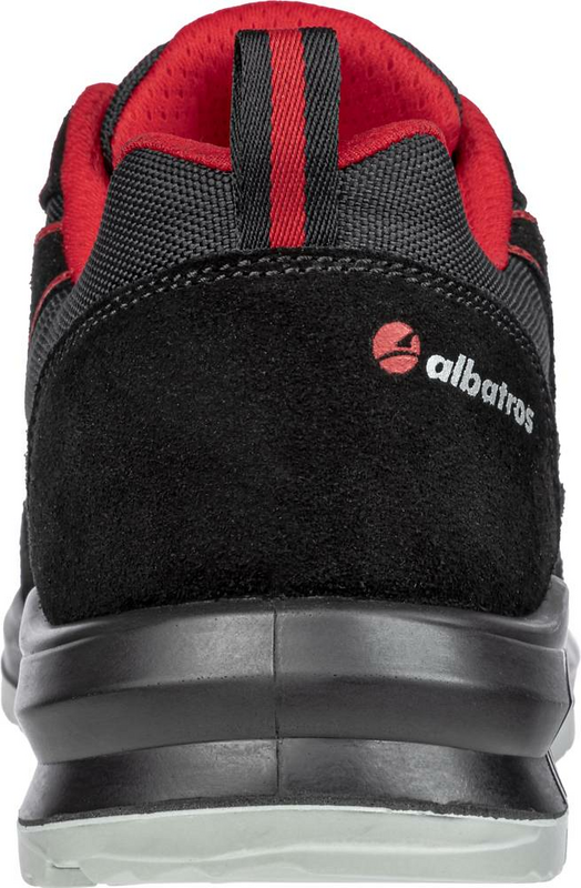 B-Ware Albatros Clifton Low Bequemer Sicherheitsschuh S3 Arbeitsschuh Schwarz Rot Gr 43