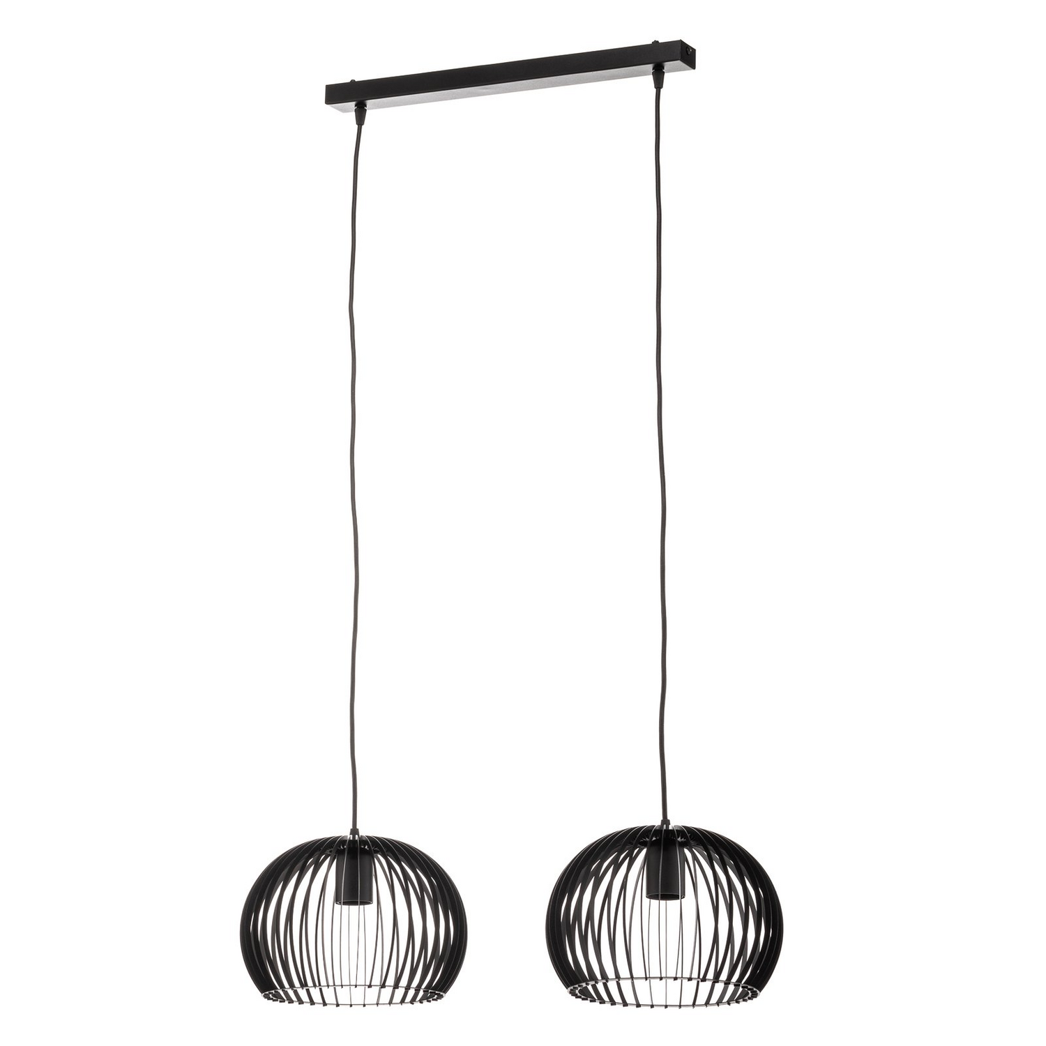Euluna Hängeleuchte Larus Schwarz Stahl 2 Fl. Hängelampe Deckenlampe Lampe E27 B-Ware - 5907623620477