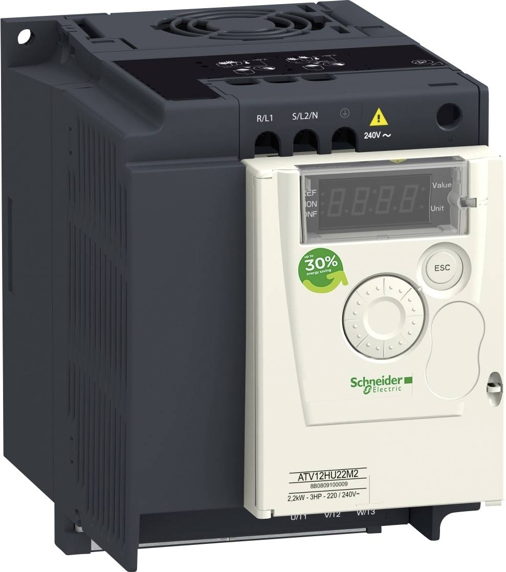 B-Ware Schneider Electric Atv12 Hu22 M3 Frequenzumrichter Umrichter Kühlkörper