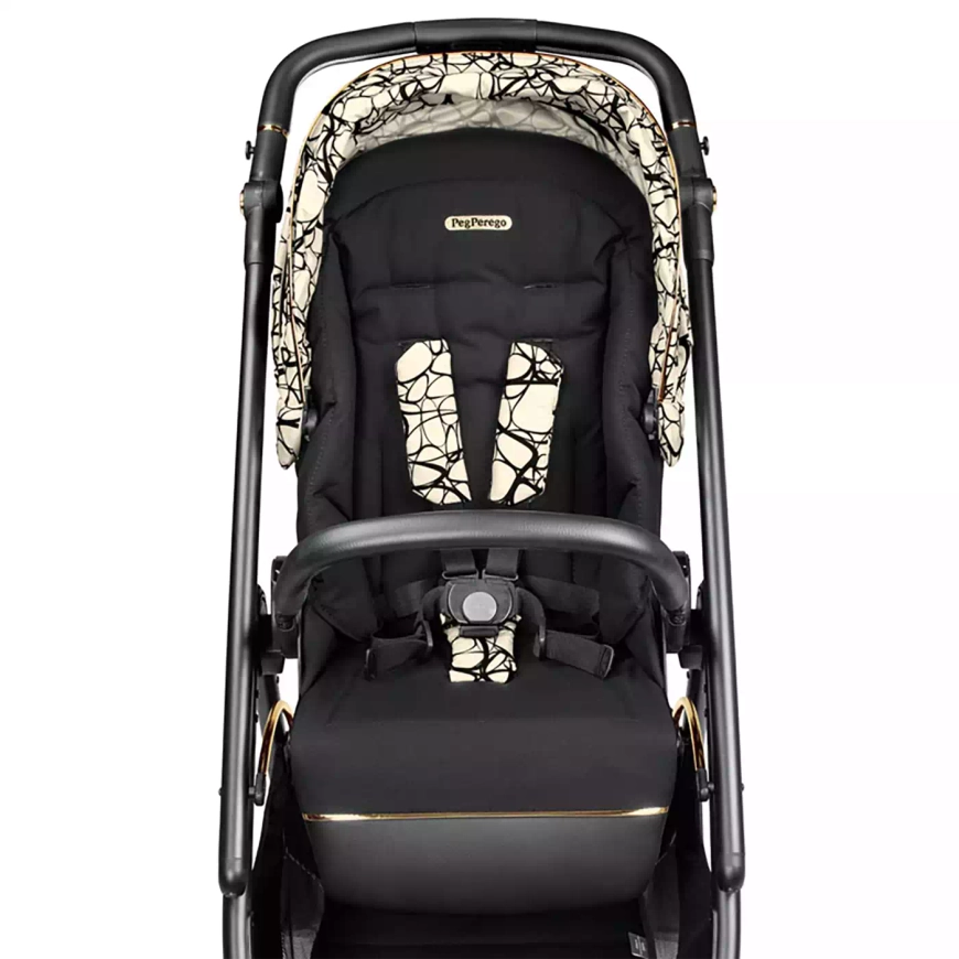 Peg Perego Kinderwagen Veloce Sportwagen Reisebuggy Buggy Babywagen Graphic Gold B-Ware