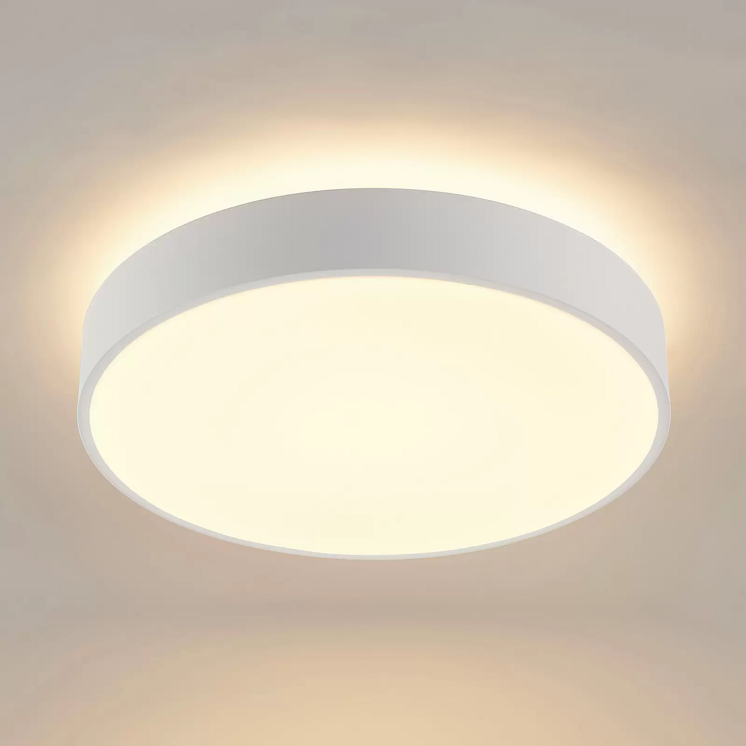 B-Ware Arcchio Deckenleuchte Lampe Led Vanida Weiß Aluminium Acryl Rund 40 Cm Up D251