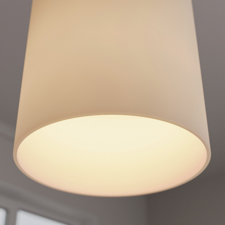 Envostar Talia Pendelleuchte Pendelleuchte Lampe 3 Fl E27 Linea Eiche Weiß Sc497 B-Ware