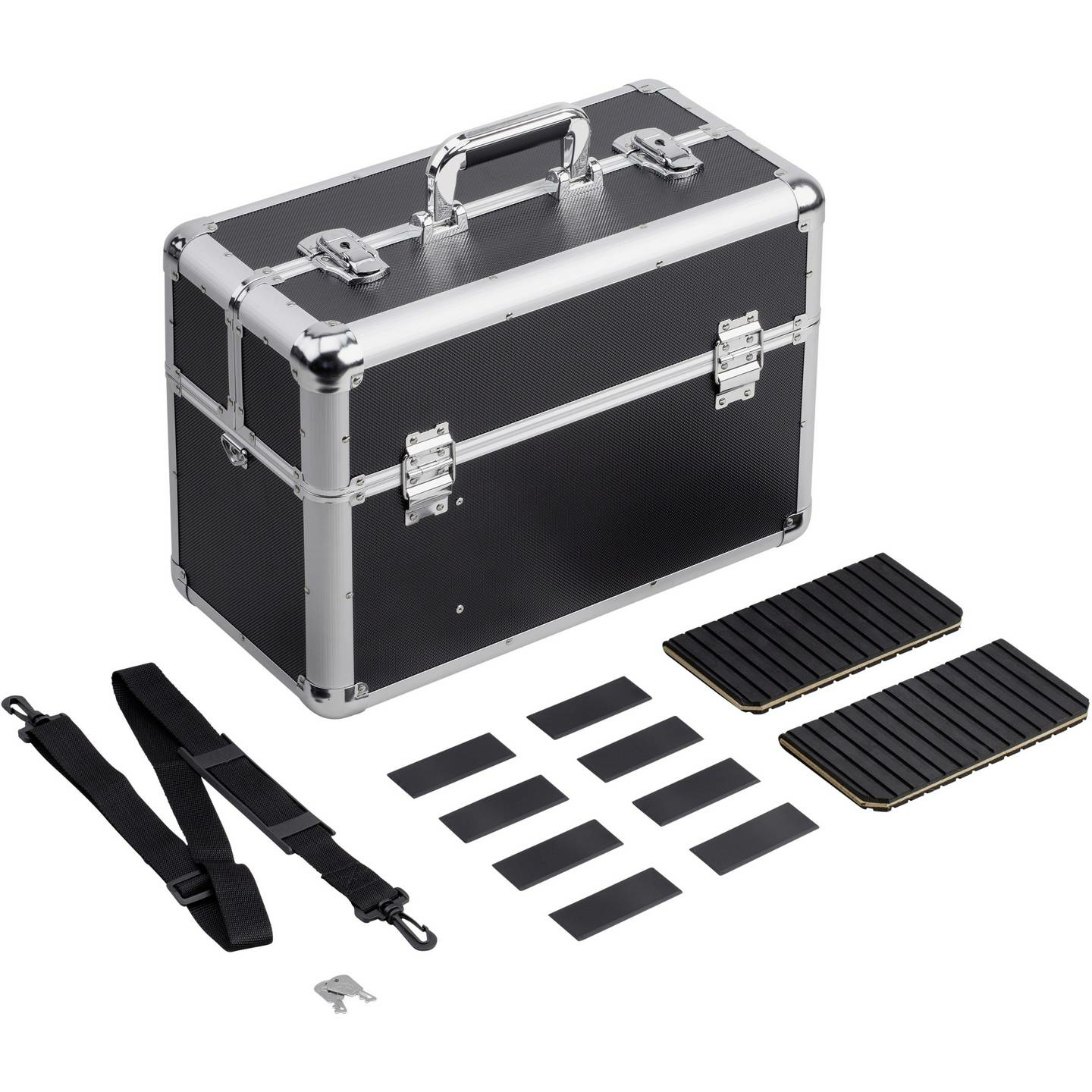 B-Ware Metafranc Wu9095050 Mehrzweckkoffer Werkzeugkoffer Koffer Schwarz Grau 1 St.