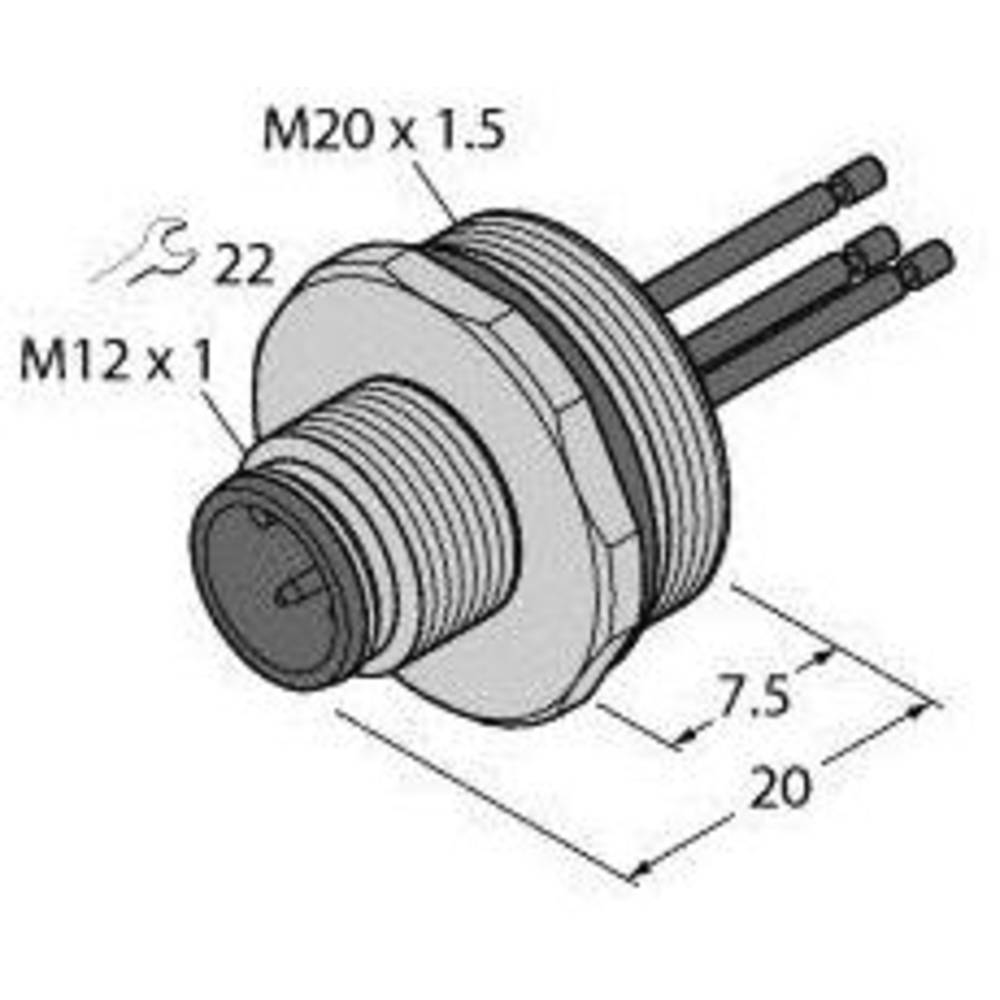 Turck 6935745 Sensor-/Aktor-Steckverbinder unkonfektioniert Industriestecker