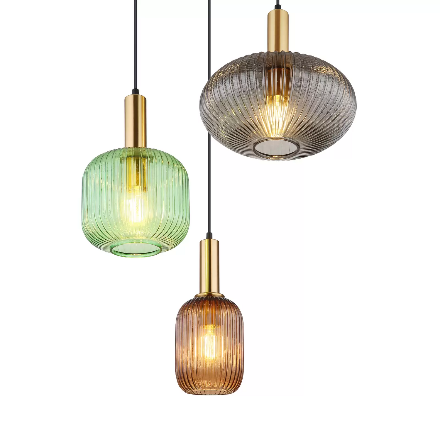 B-Ware Globo Pendelleuchte Normy Hängeleuchte Hängelampe Deckenlampe Dreiflammig ø 5635