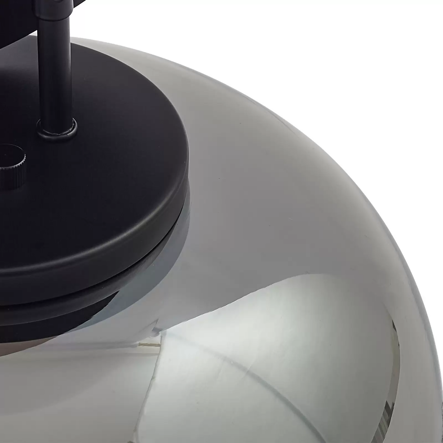 B-Ware Lucande Led Hängeleuchte Dain Hängelampe Deckenlampe 1 Flammig Rauchgrau Glas