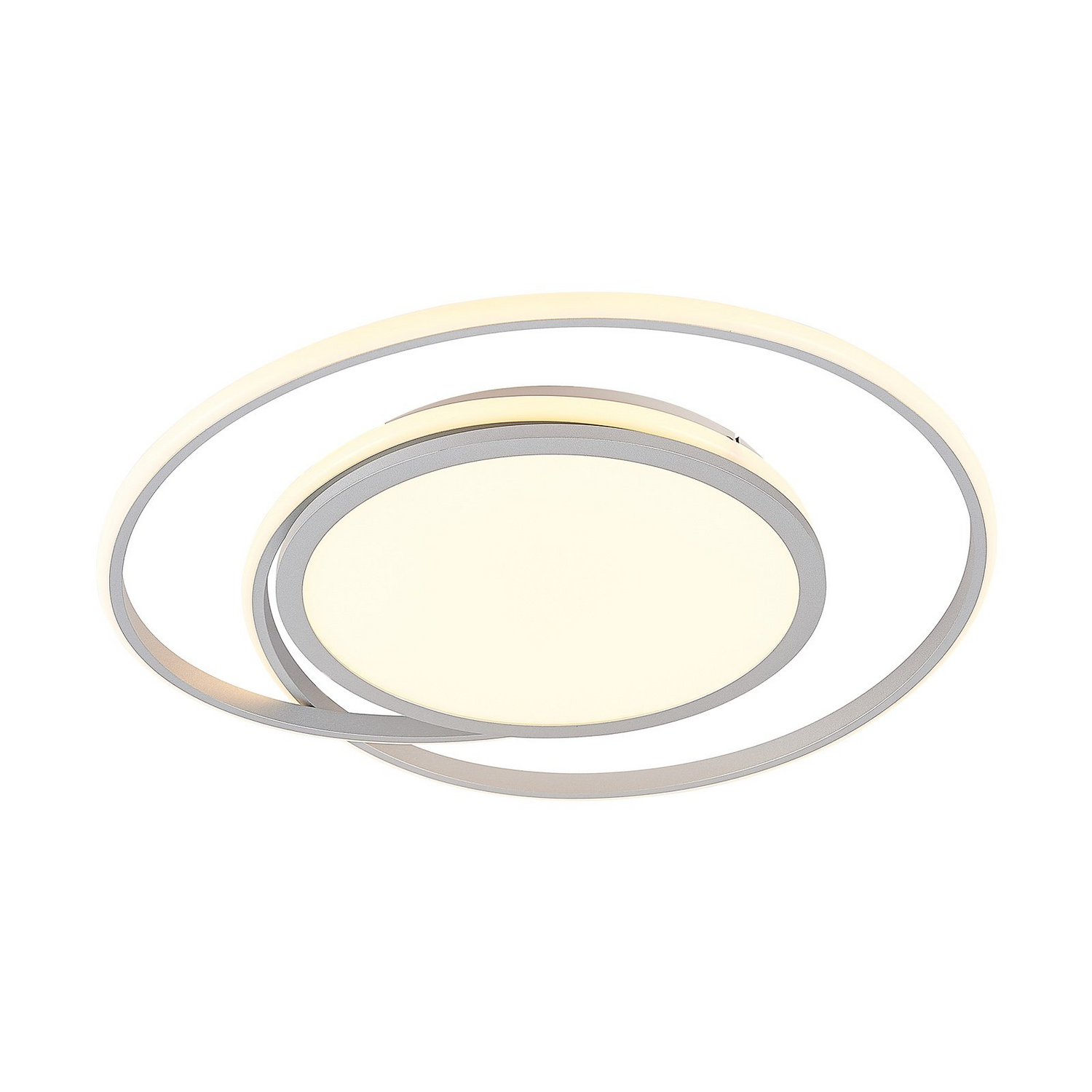 Lucande Noud Led Deckenlampe Hängelampe Lampe Leuchte Cct Farbwechsel 45 W Silber B-Ware - 4251096597660