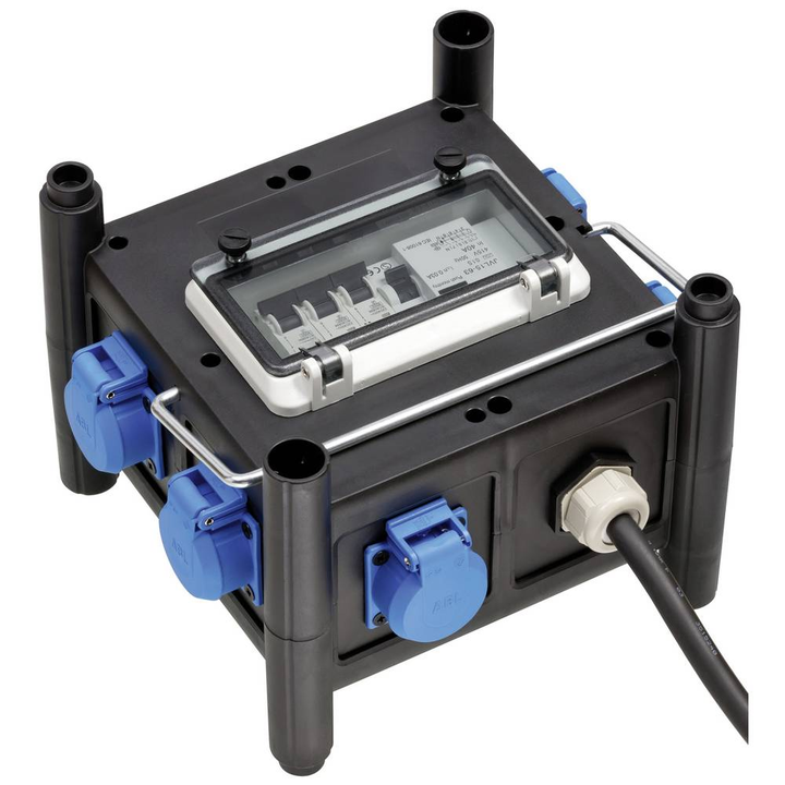 Brennenstuhl 1153690600 Verteilerbox Kompakter Gummi Stromverteiler Bsv 3 Fi/ B-Ware