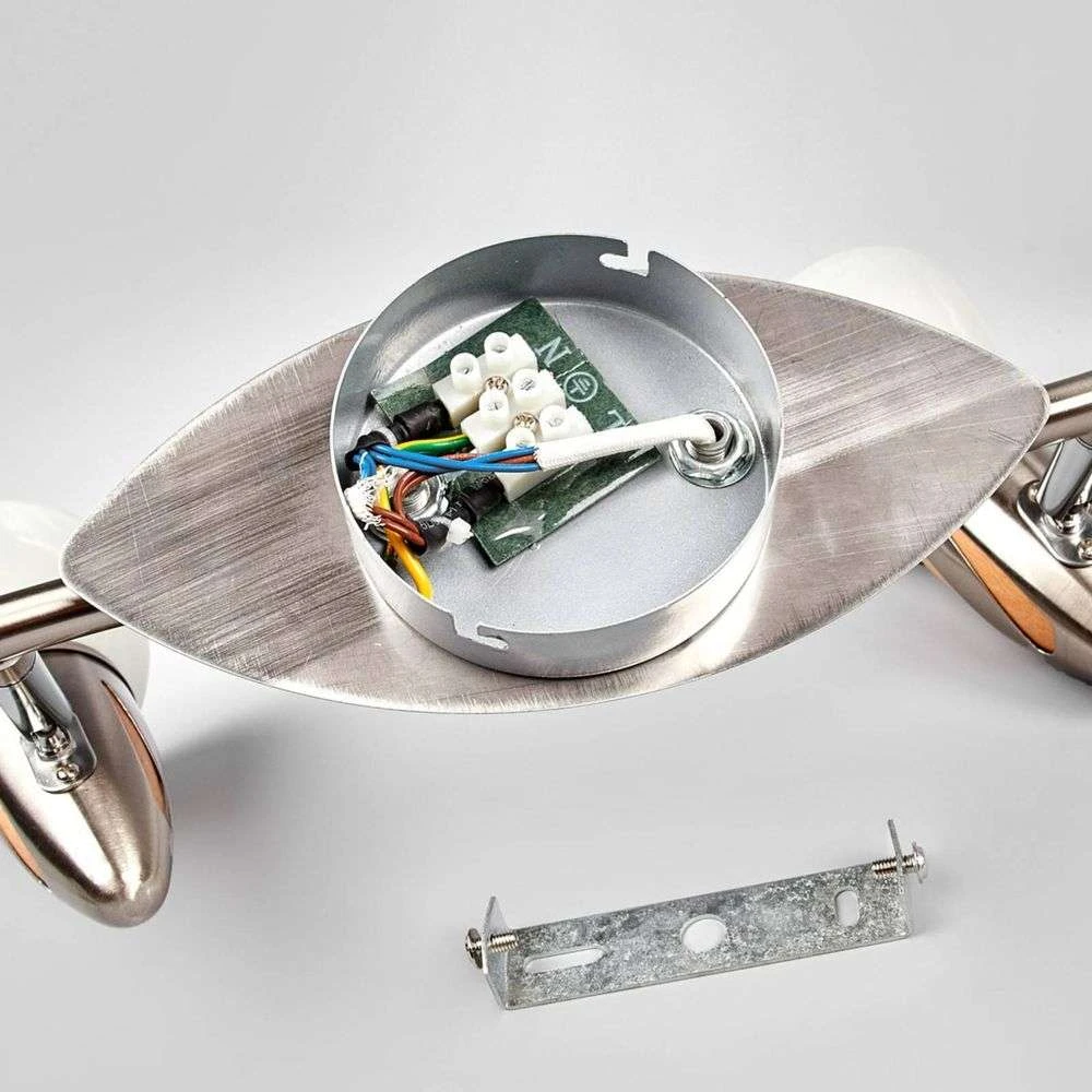 B-Ware Lindby 4 Flammige Holz Deckenlampe Marena Deckenlampe Deckenleuchte Leuchte E14