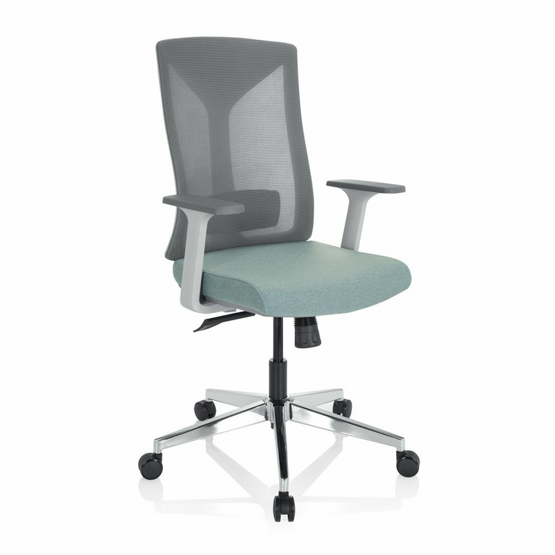 B-Ware Hjh Office Bürostuhl Drehstuhl Halifax Stoff Netzstoff Mint 652