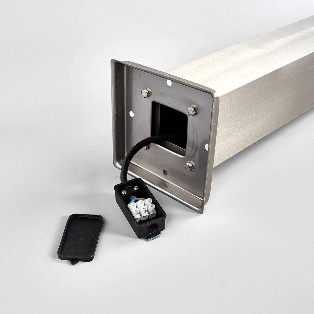 B-Ware Lindby Lorian Pollerleuchte Wegeleuchte Gartenleuchte Gartenlampe Edelstahl 661