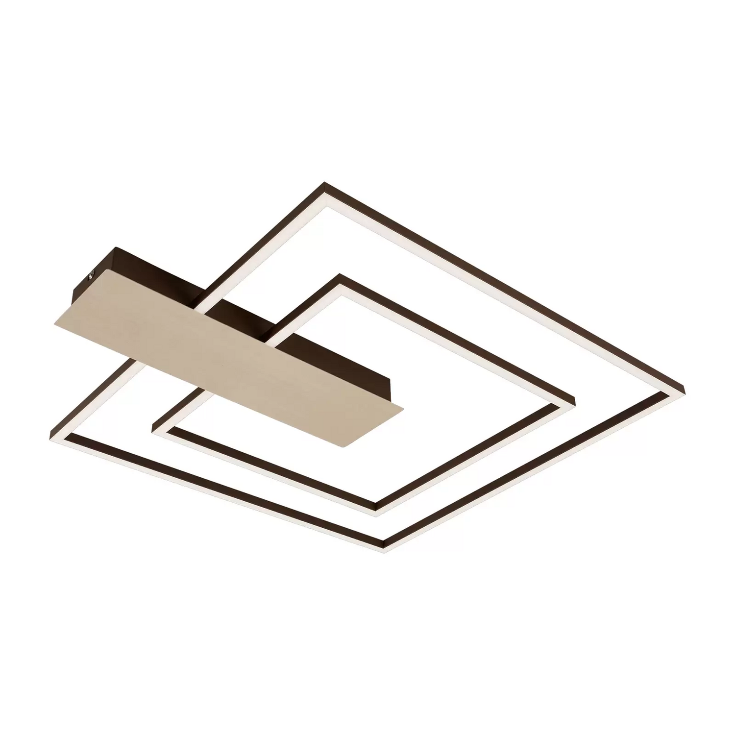 Briloner Led Deckenlampe Nico Duo 3.000 K Eckig Gold Deckenlicht Deckenleuchte B-Ware - 1510784