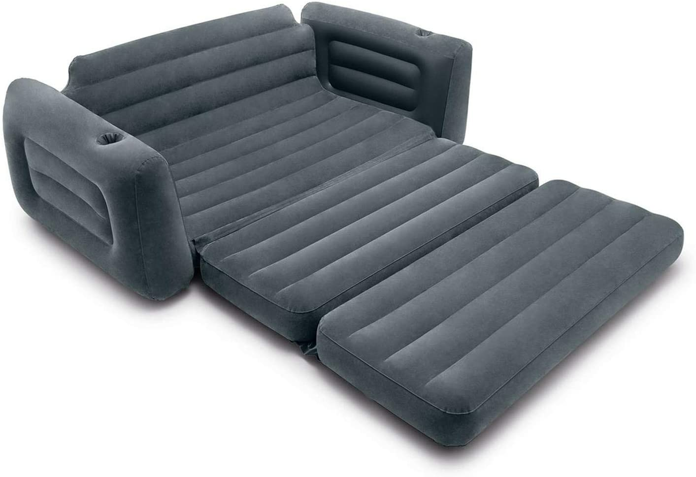 B-Ware Intex 66552 Schlafsofa Klappsofa Luftbett Klappbett Aufblasbar 203x224x66cm