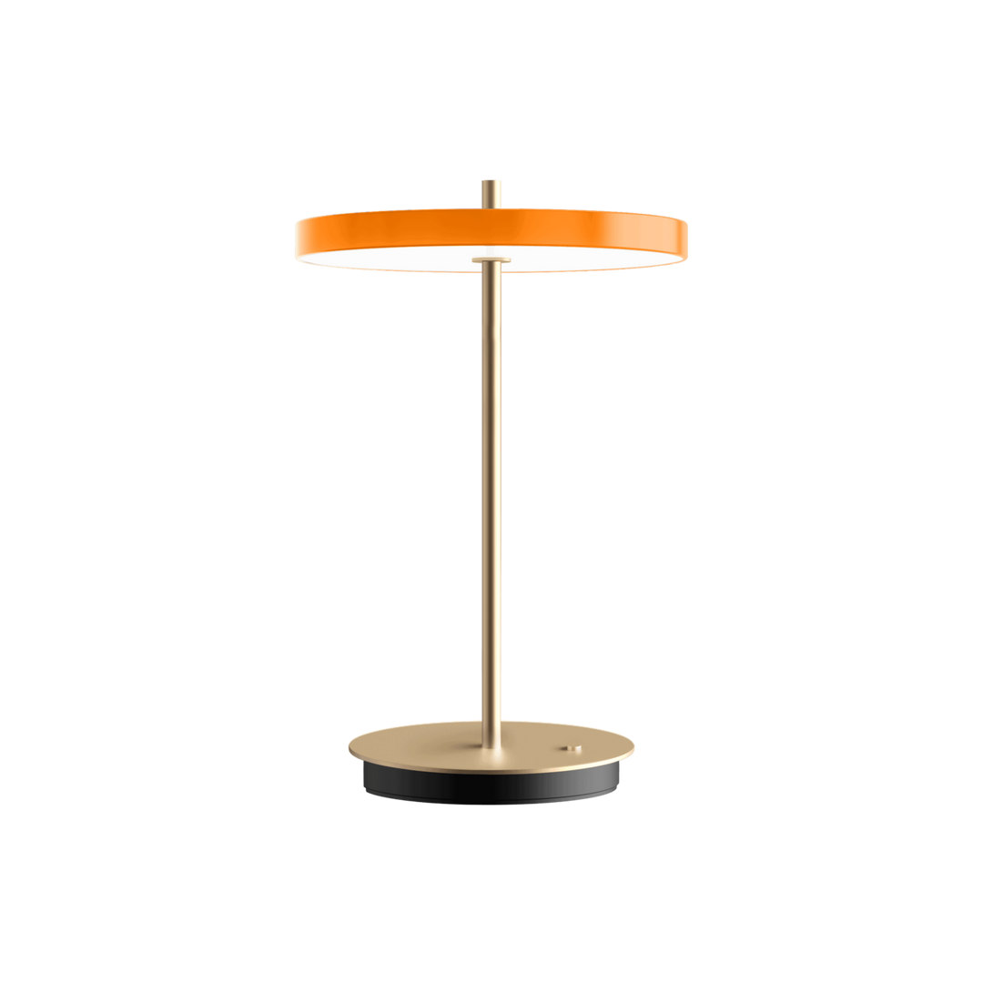 Umage Asteria Move LED Tischleuchte Tischlampe Leuchte Lampe V2 H 30,6 cm orange
