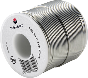 B-Ware Toolcraft Lötzinn Bleifrei Spule Sn99,3 Cu0,7 Rol1 500 G 1.5 Mm Löt Zubehör