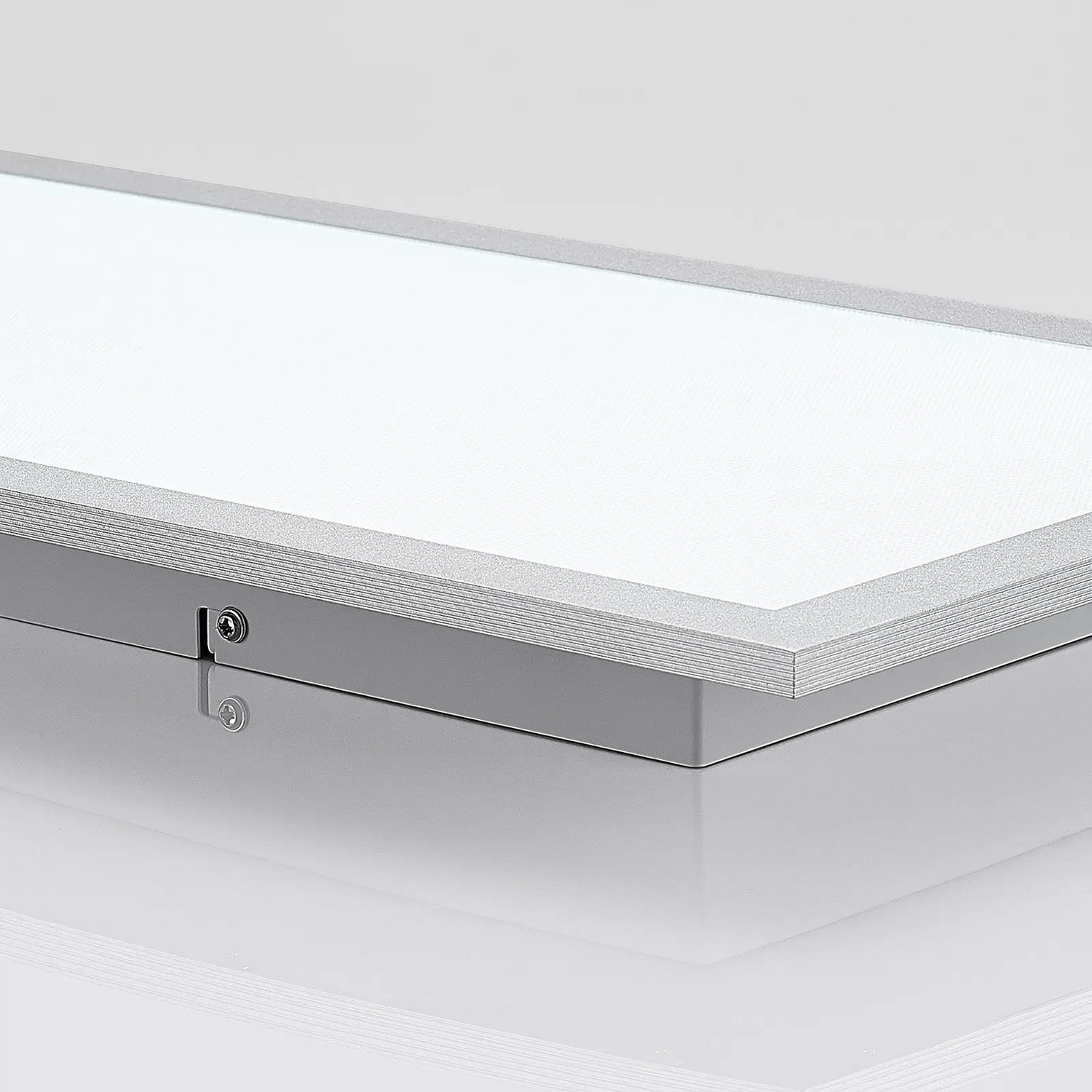 B-Ware Arcchio Led Panel Lyndra, 80 Cm Silber Alu Dimmbar Cct Deckenlampe Lampe Leuc32