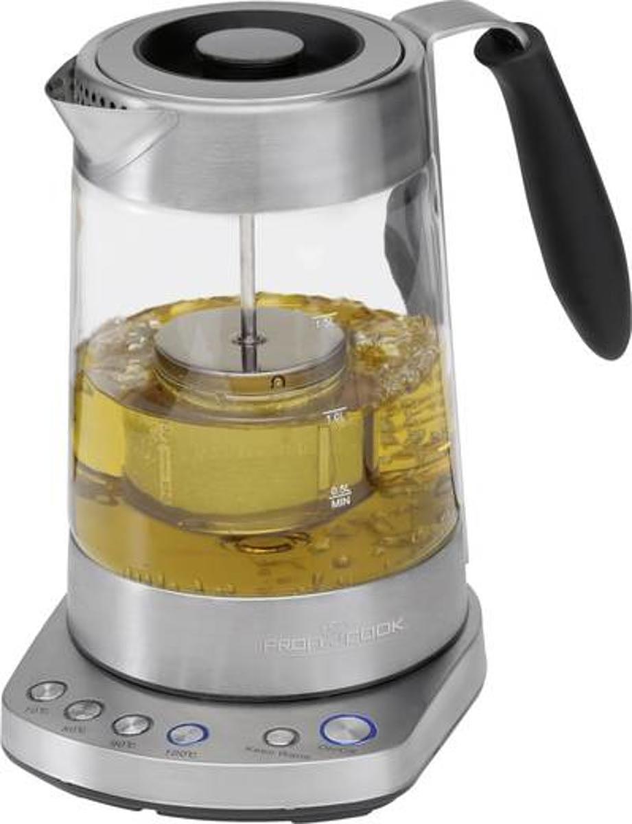 B-Ware Profi Cook Kaffeemaschine Teemaschine Wasserkocher 1020 G Edelstahl Glasklar