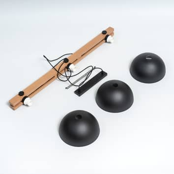 Envostar Stort Pendelleuchte Hängeleuchte Hängelampe Leuchte 3fl. Mit Naturh486 B-Ware - 5901780562342