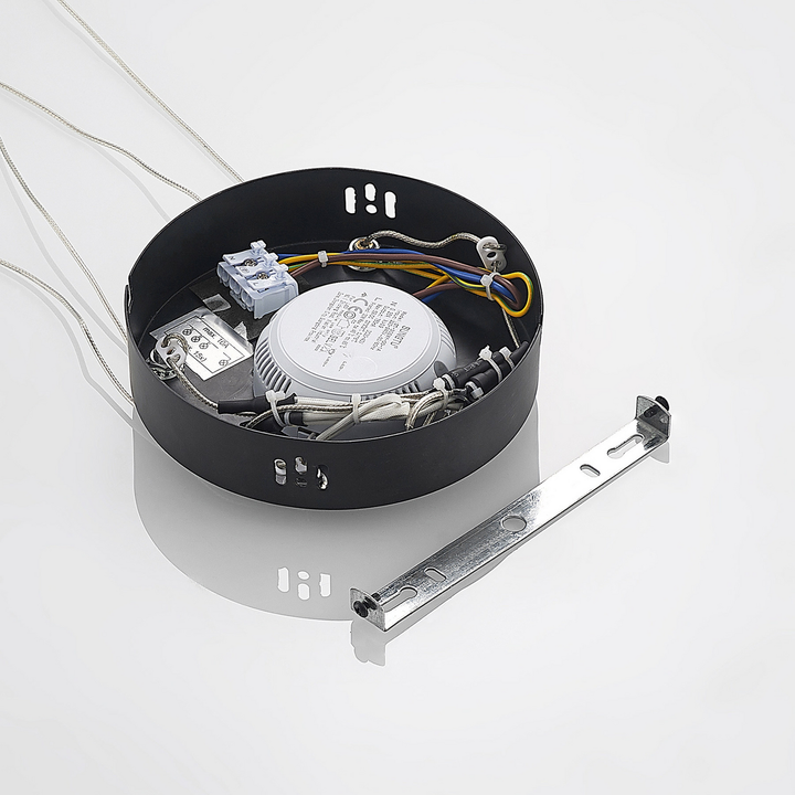 Lucande Quinn Led Hängeleuchte Hängeleuchte Deckenlampe Designlampe Schwarz Matt B-Ware - 4251911710960