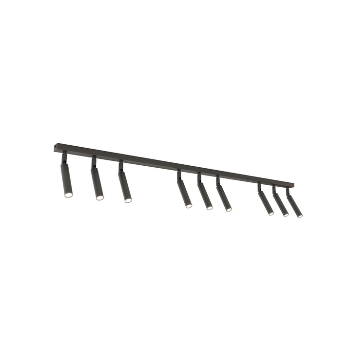 Deckenlampe Ivi, 9 Flammig 116 Cm Lang Schwarz Metall G9 Deckenleuchte Lampe B-Ware - 5901738929623