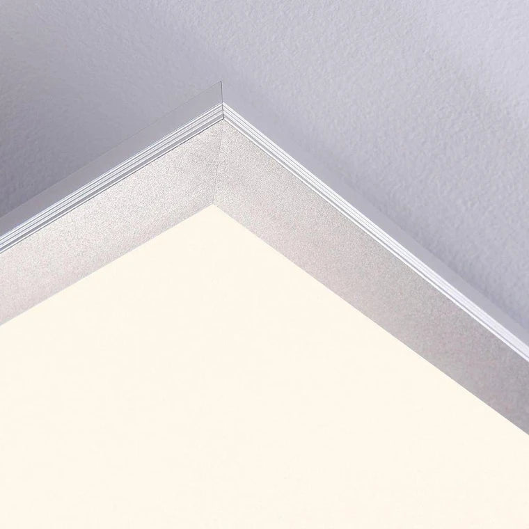 Deckenlampe Deckenleuchte Lindby Livel LED Panel Lampe Weiß eckig Kunststoff 40 - 4251096528367