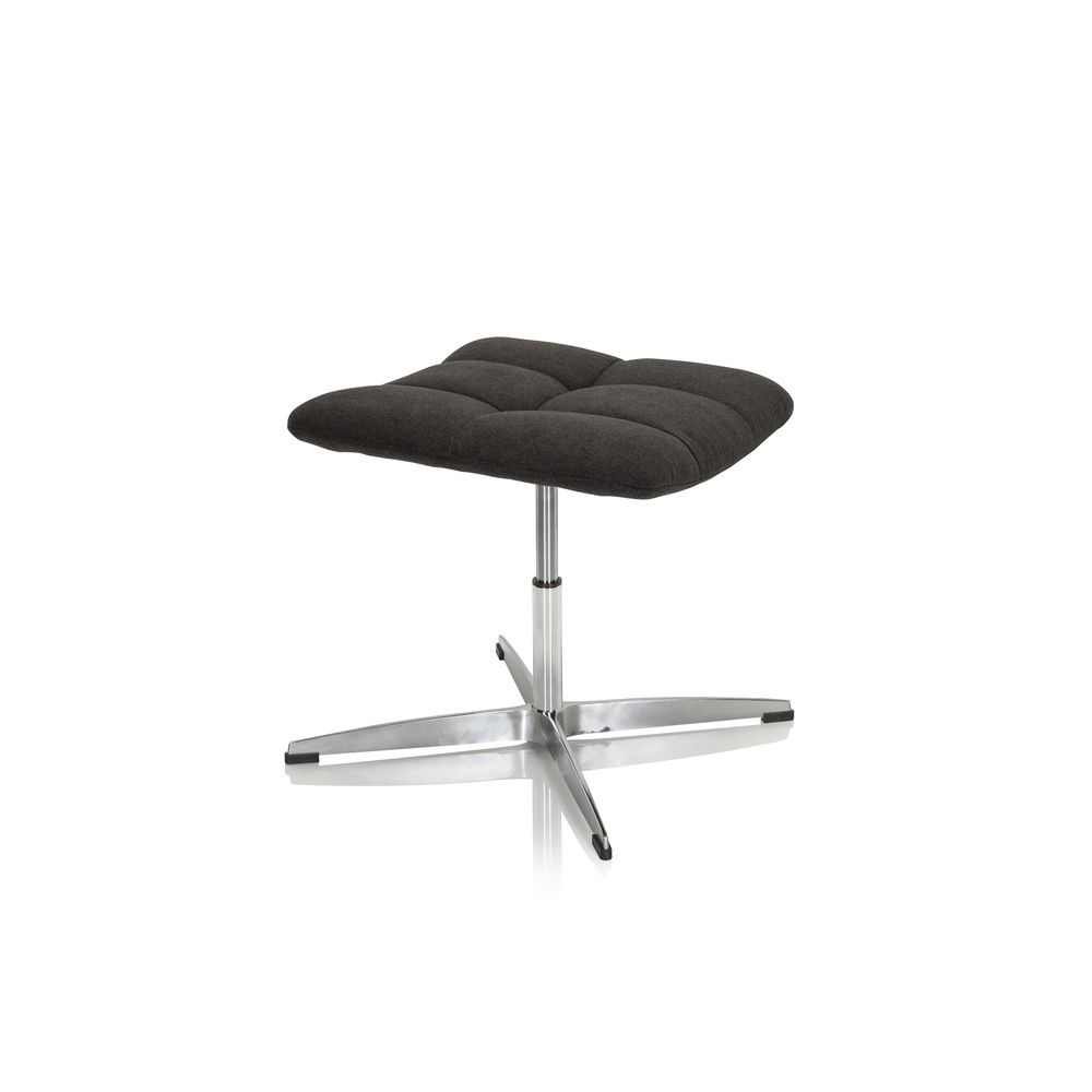 B-Ware Hjh Office Saranto Stoff Polsterhocker Hocker Bürostuhl Drehstuhl Drehhocker